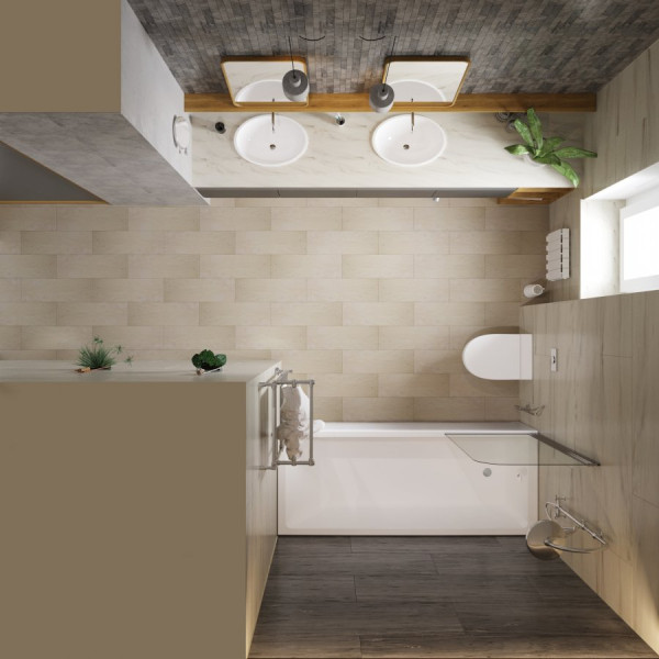 Ванна акриловая 1ACReal Palermo 180х80 белая (BBA-PM188X0-00U)