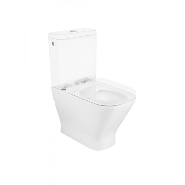 Унитаз напольный чаша Roca The Gap 60x36,5x40 белый (7.3427.3.700.H)