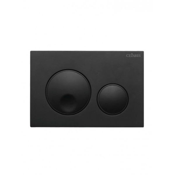 Клавиша смывная Cezares Relax черный матовый (RELAX-BTN-NOP) Клавиша смывная Cezares Relax черный матовый (RELAX-BTN-NOP)