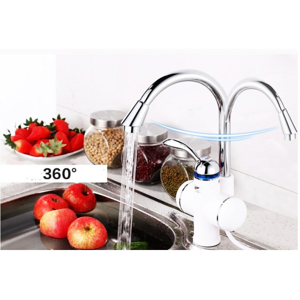 Смеситель для кухни Potato с высоким изливом и электронагревом (P0055)