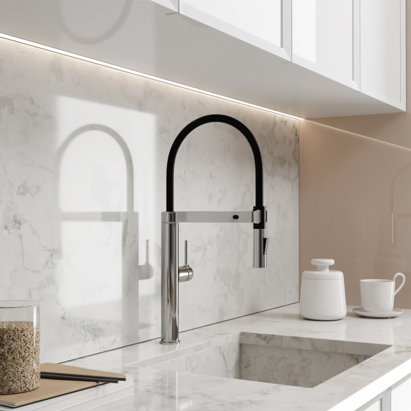 Смеситель для кухни WasserKRAFT с гибким изливом хром (A8817) Смеситель для кухни WasserKRAFT с гибким изливом хром (A8817)