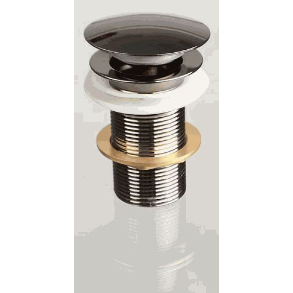 Донный клапан для раковины TeRma 1 1/4" (32 мм.) Click-Clack (с большой кнопкой, black pearl) (10115) Донный клапан для раковины TeRma 1 1/4" (32 мм.) Click-Clack (с большой кнопкой, black pearl) (10115)