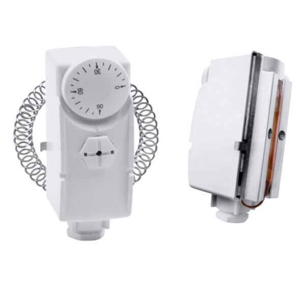 Термостат накладной регулировочный 0-90°C Zegor (230В 50Гц) (QS-8002)