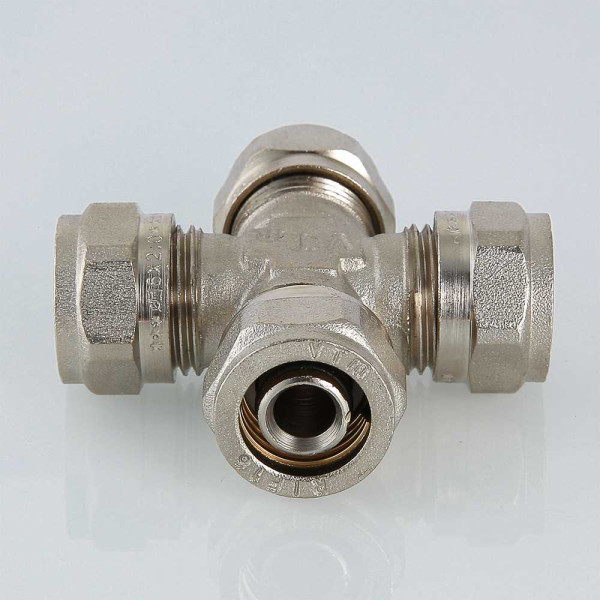 Крестовина 26*16*26*16 Valtec (обжим) (VTm.341.N.261626) Крестовина 26*16*26*16 Valtec (обжим) (VTm.341.N.261626)
