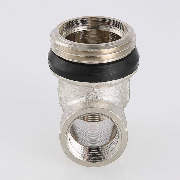 Тройник коллекторный Valtec 3/4"*1/2"*1/2" никель (VTc.530.N.050404)