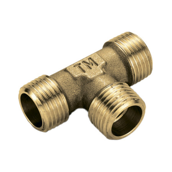 Тройник 1/2" ННН Tiemme (латунь) 4710020 Тройник 1/2" ННН Tiemme (латунь) 4710020