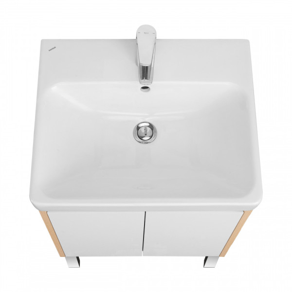 Тумба подвесная Aquaton Сканди 480x427x591 белый, дуб верона (1.A278.8.01S.DB2.0)