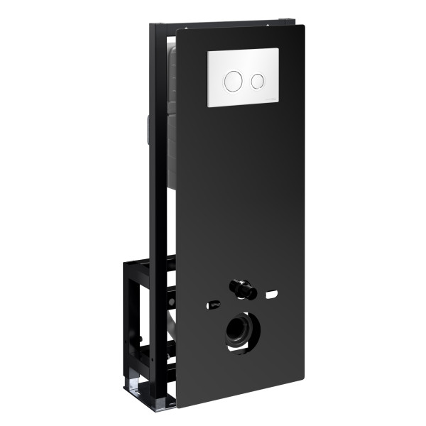 Инсталляция для унитаза WasserKRAFT Glan с клавишей смыва белая с хромом (66TLT.010.ME.BL.WH01)