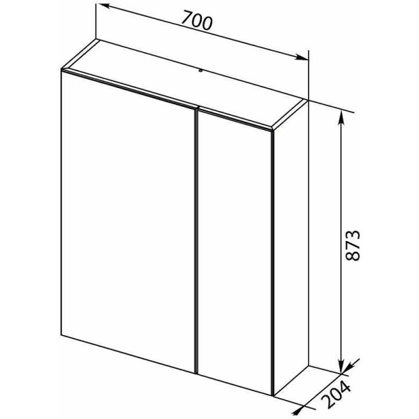 Зеркало-шкаф Aquanet Йорк 70x87,3 белый (00202088) Зеркало-шкаф Aquanet Йорк 70x87,3 белый (00202088)