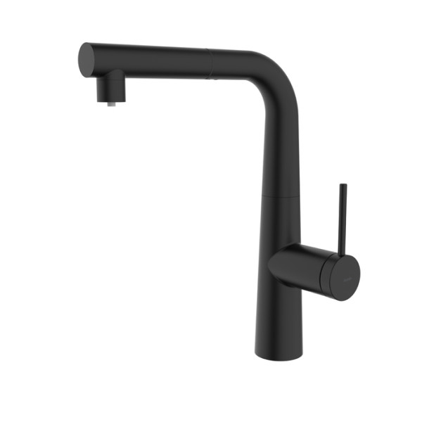 Смеситель для кухни Iddis Pure с каналом для фильтрованной воды, с выдвижным изливом черный (PURBLPFi05) Смеситель для кухни Iddis Pure с каналом для фильтрованной воды, с выдвижным изливом черный (PURBLPFi05)