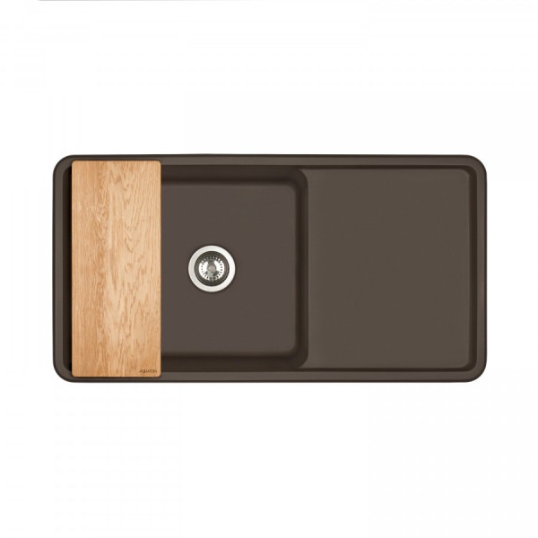 Мойка для кухни врезная Aquaton Беллис 510x970x250 кофе (1.A725.1.32B.S28.0) Мойка для кухни врезная Aquaton Беллис 510x970x250 кофе (1.A725.1.32B.S28.0)