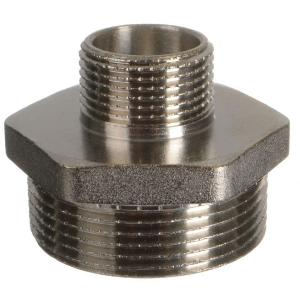 Ниппель переходной 3/4"х1 1/2" TeRma (никель) (06247) Ниппель переходной 3/4"х1 1/2" TeRma (никель) (06247)