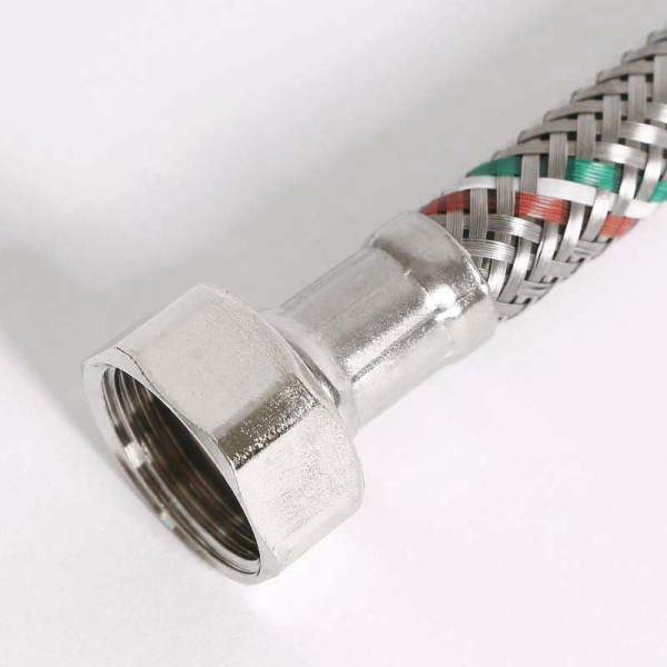 Подводка гибкая Uni-Fitt 300 мм 1/2" НВ DN 8 оплётка из нерж. стали (501S2003) Подводка гибкая Uni-Fitt 300 мм 1/2" НВ DN 8 оплётка из нерж. стали (501S2003)