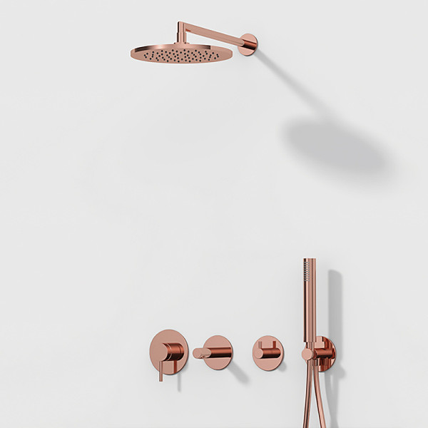 Душевой гарнитур Vitra Origin с ручным душем медный (A4554326) Душевой гарнитур Vitra Origin с ручным душем медный (A4554326)