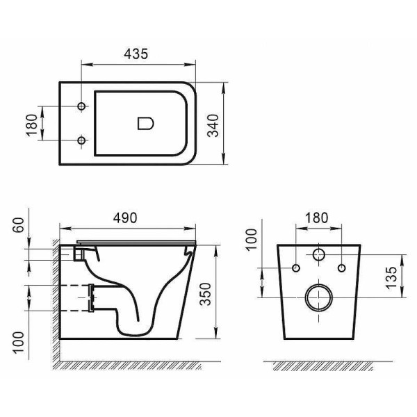 Унитаз подвесной BelBagno Ardente-R белый (BB520CHR)