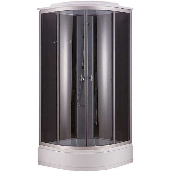 Душевая кабина Niagara 800*800*2200 стекло тонированное, профиль хром (NG-3503)