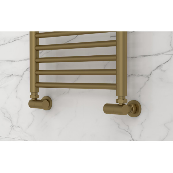 Вентиль Сунержа 3D (цилиндр) 1/2"Нx3/4"НГ матовое золото (032-1403-1234)