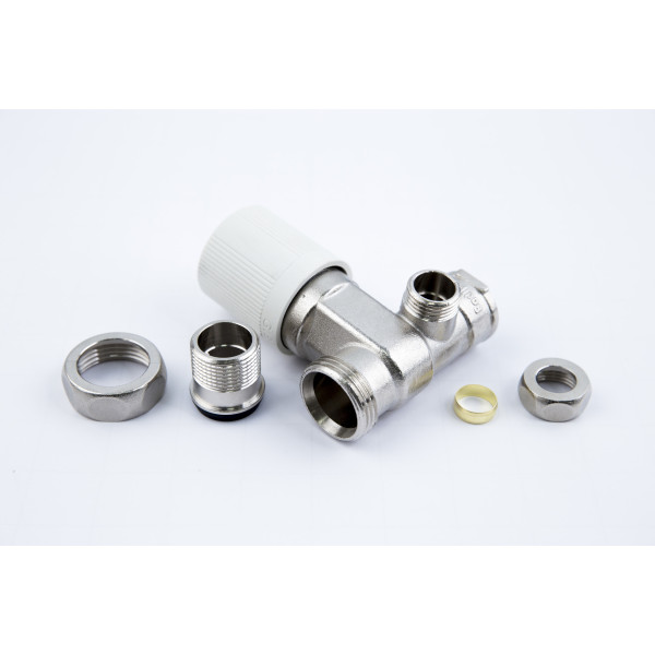 Радиплект для подключения радиатора с ручной регулировкой, полнопроходной, 1/2"-3/4" Gibax (G0050) Радиплект для подключения радиатора с ручной регулировкой, полнопроходной, 1/2"-3/4" Gibax (G0050)