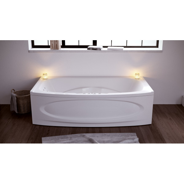 Ванна акриловая Bach Джени 190*109 система 0, с каркасом