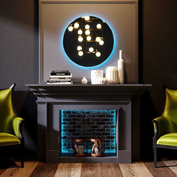 Зеркало Azario Savanna RGB D770 Smart-управление, мультицвет (LED-00002604)