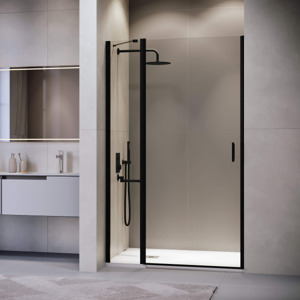 Душевая дверь RGW Leipzig 110x195 стекло прозрачное, профиль черный (35120411-14) Душевая дверь RGW Leipzig 110x195 стекло прозрачное, профиль черный (35120411-14)