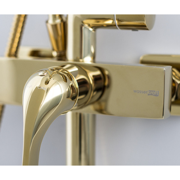 Душевая система WasserKRAFT Золотой глянцевый (A17101) Душевая система WasserKRAFT Золотой глянцевый (A17101)