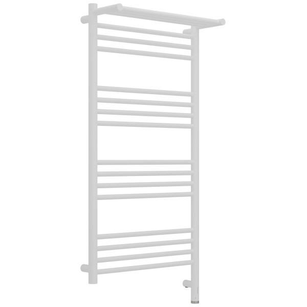 Полотенцесушитель электрический Сунержа Богема 3.1 1000x500 с полочкой провод справа матовый белый (30-6007-1050)