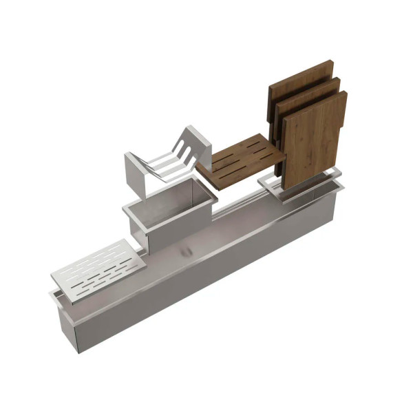 Сушка для посуды встраиваемая Omoikiri DRY-01-LG 1240*200*200 светлое золото (4999012)