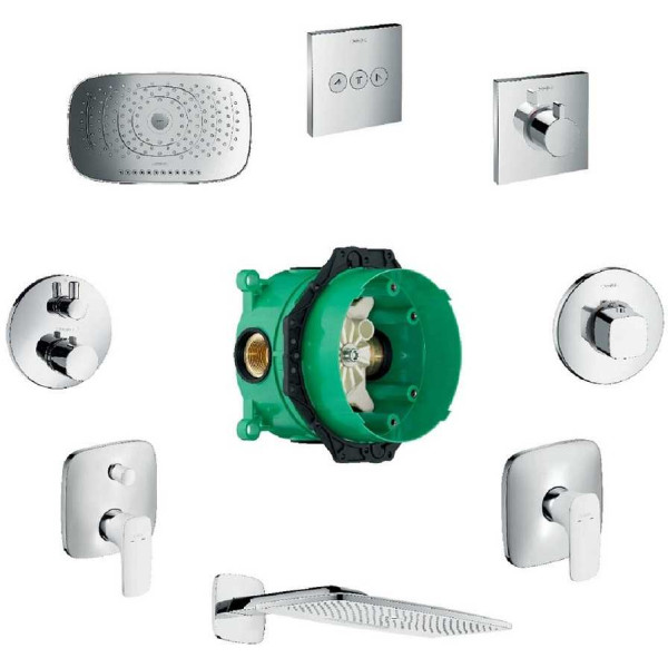 Скрытая часть смесителя Hansgrohe iBox Universal (1800180) Скрытая часть смесителя Hansgrohe iBox Universal (1800180)