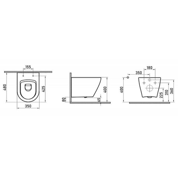 Инсталляция Berges Novum с подвесным унитазом, кнопка D5 Soft Touch черная, унитаз OKUS, сиденье Toma Slim SO (043274)