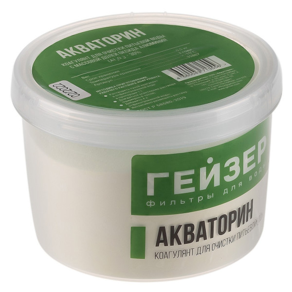 Коагулянт Гейзер Акваторин 0,5 кг (35867)