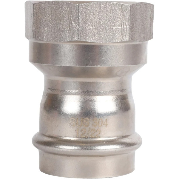 Переход 35х1 1/4"В Rommer из нержавеющей стали (пресс) (RSS-0022-035114) Переход 35х1 1/4"В Rommer из нержавеющей стали (пресс) (RSS-0022-035114)