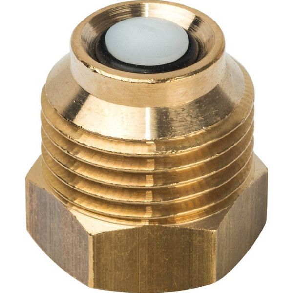 Термоманометр радиальный Stout 1/2" 80 мм 0-120°С 0-4 бар Stout (с автоматическим запорным клапаном) (SIM-1006-800415)