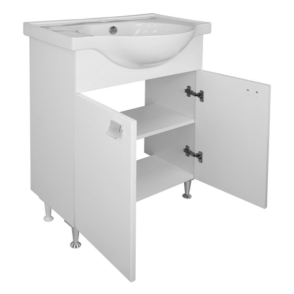 Комплект Тумба Loranto Стиль София 63х83,5х46,5 с раковиной Teo 60 (CS00073483)