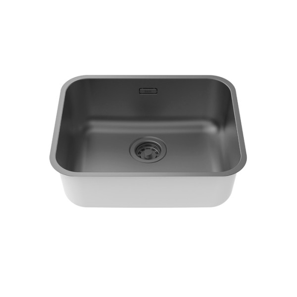 Мойка встраиваемая Iddis Mate 53,3x43,3x20 Mate сифоном графит (MAT53GMi77)