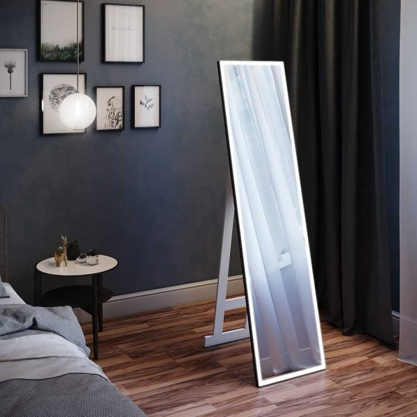 Зеркало с подсветкой Континент Tower Black Led 450х1750 напольное (ЗЛП1095) Зеркало с подсветкой Континент Tower Black Led 450х1750 напольное (ЗЛП1095)