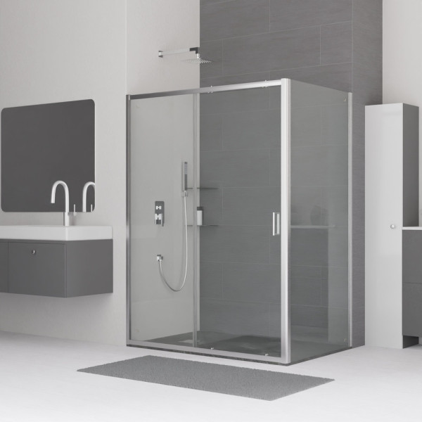 Душевой уголок RGW CL-48 (CL-14 + Z-050-1) 1600x700 стекло прозрачное, профиль хром (32094876-011)