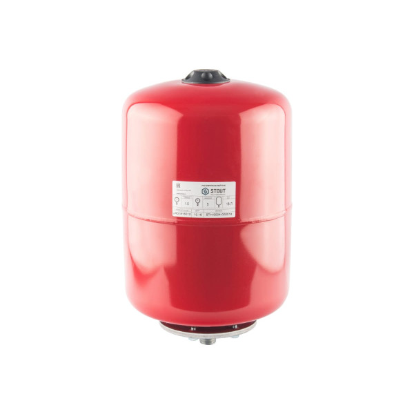 Бак расширительный Stout для систем отопления 18 л. (5 бар, красный) (STH-0004-000018) Бак расширительный Stout для систем отопления 18 л. (5 бар, красный) (STH-0004-000018)
