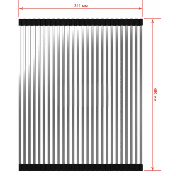 Ролл-мат-подставка-решетка Florentina 450х311 (РМ.450.311.НС)