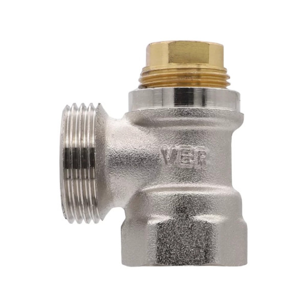 Клапан настроечный угловой 1/2" Vieir (с доп. уплотнением) (VR302) Клапан настроечный угловой 1/2" Vieir (с доп. уплотнением) (VR302)