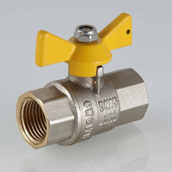 Кран газовый 3/4" ВВ шаровый Valtec "Valgas" (бабочка) Кран газовый 3/4" ВВ шаровый Valtec "Valgas" (бабочка)