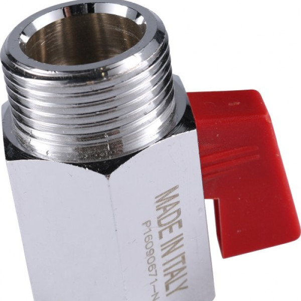 Кран 3/4" ВН шаровый Stout (мини) красный флажок SVB-0022-000020