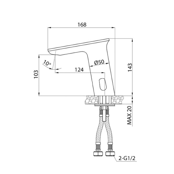 Смеситель для раковины Iddis Pulse хром, сенсорный (PULSBS2i86) Смеситель для раковины Iddis Pulse хром, сенсорный (PULSBS2i86)