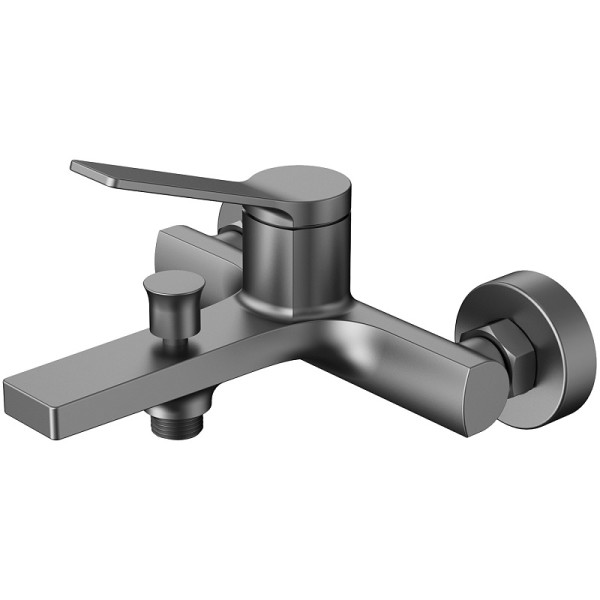 Смеситель для ванны и душа Azario Vise с душевым комплектом графит (AZ-VSA238330AJ) Смеситель для ванны и душа Azario Vise с душевым комплектом графит (AZ-VSA238330AJ)