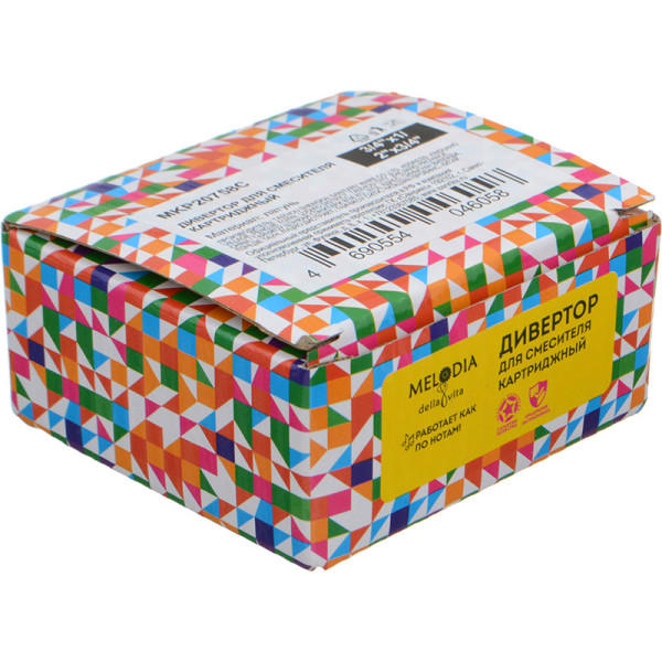 Дивертор для смесителя Melodia картриджный, латунь (MKP20758C)