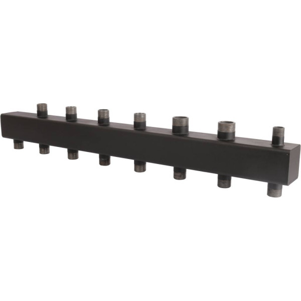 Коллектор распределительный Rommer 1"*1 1/4" на 4(6) контура (сталь, до 80 кВт) (RDG-0016-004046) Коллектор распределительный Rommer 1"*1 1/4" на 4(6) контура (сталь, до 80 кВт) (RDG-0016-004046)