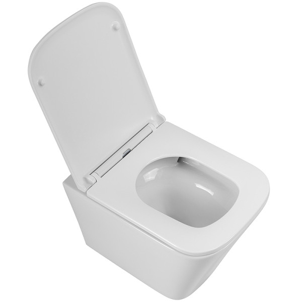 Унитаз подвесной BelBagno Ardente-R безободковый (BB520CH-TOR/BB2322SC)