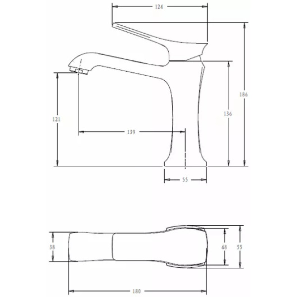 Смеситель для раковины Comforty хром (FC066A-CCT)