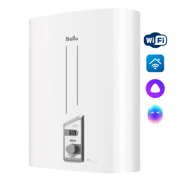 Водонагреватель накопительный Ballu BWH/S 30 Smart WiFi DRY+ универсальный монтаж (BWH/S 30 Smart WiFi DRY+)