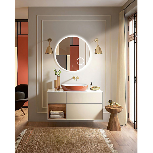 Зеркало Azario D600 сенсорный выключатель с функцией диммера, алюминиевая рамка (AZ-Z-005ALM) Зеркало Azario D600 сенсорный выключатель с функцией диммера, алюминиевая рамка (AZ-Z-005ALM)